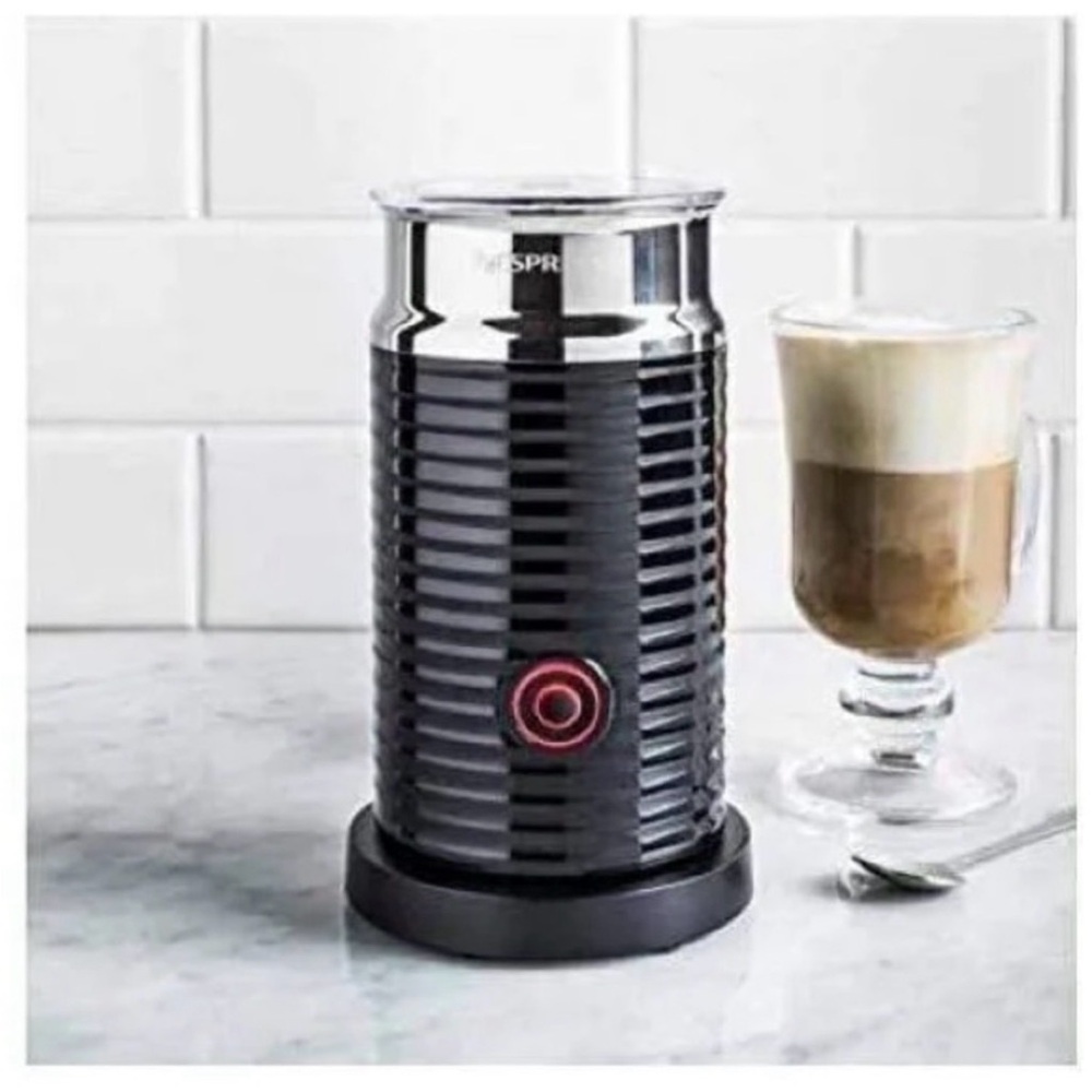 New Nespresso Aeroccino 3 Electric Milk Frother Warmer Black Complete